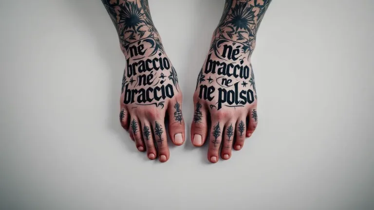 Né braccio né polso, questi tatuaggi su mani e piedi conquistano tutti gli uomini