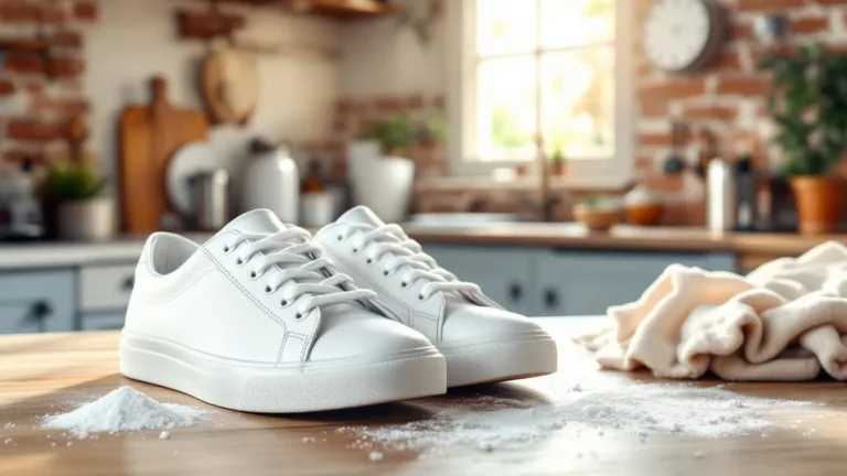 Né candeggina né sapone, questo metodo rende le sneakers bianche come nuove