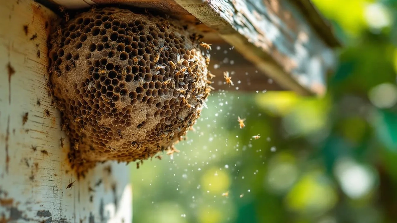 Perché l’aceto bianco è letale contro i nidi di vespe e insetti