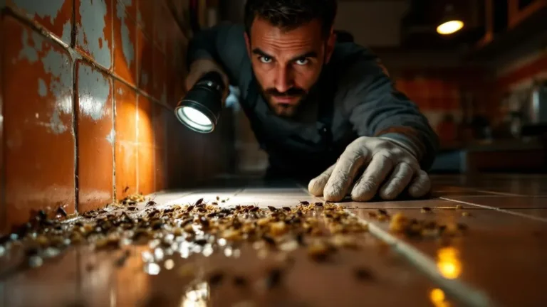 Un disinfestatore rivela i primi segnali di un’infestazione di scarafaggi