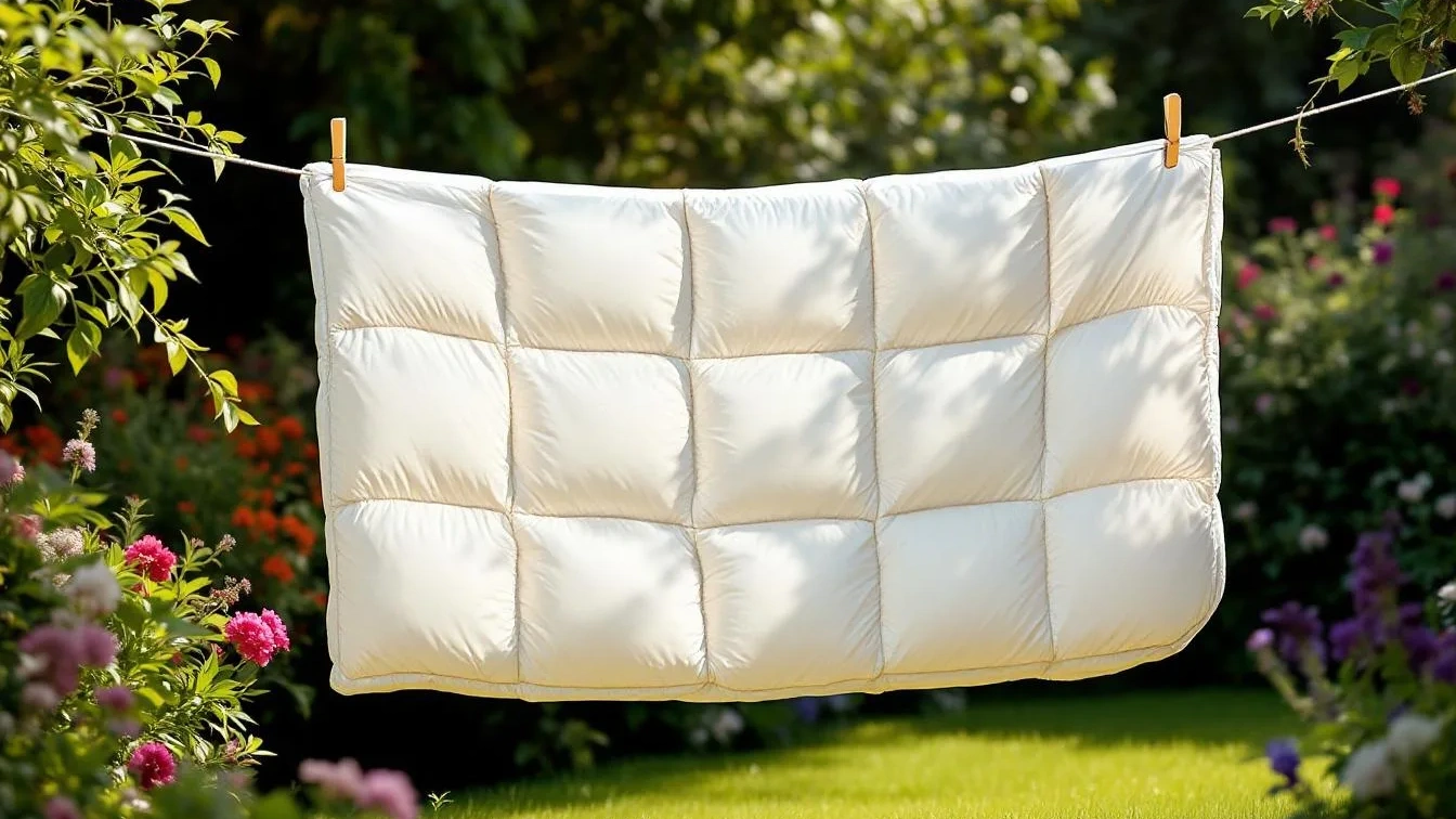 Né ammorbidente né detersivo, questo trucco lava il piumino perfettamente