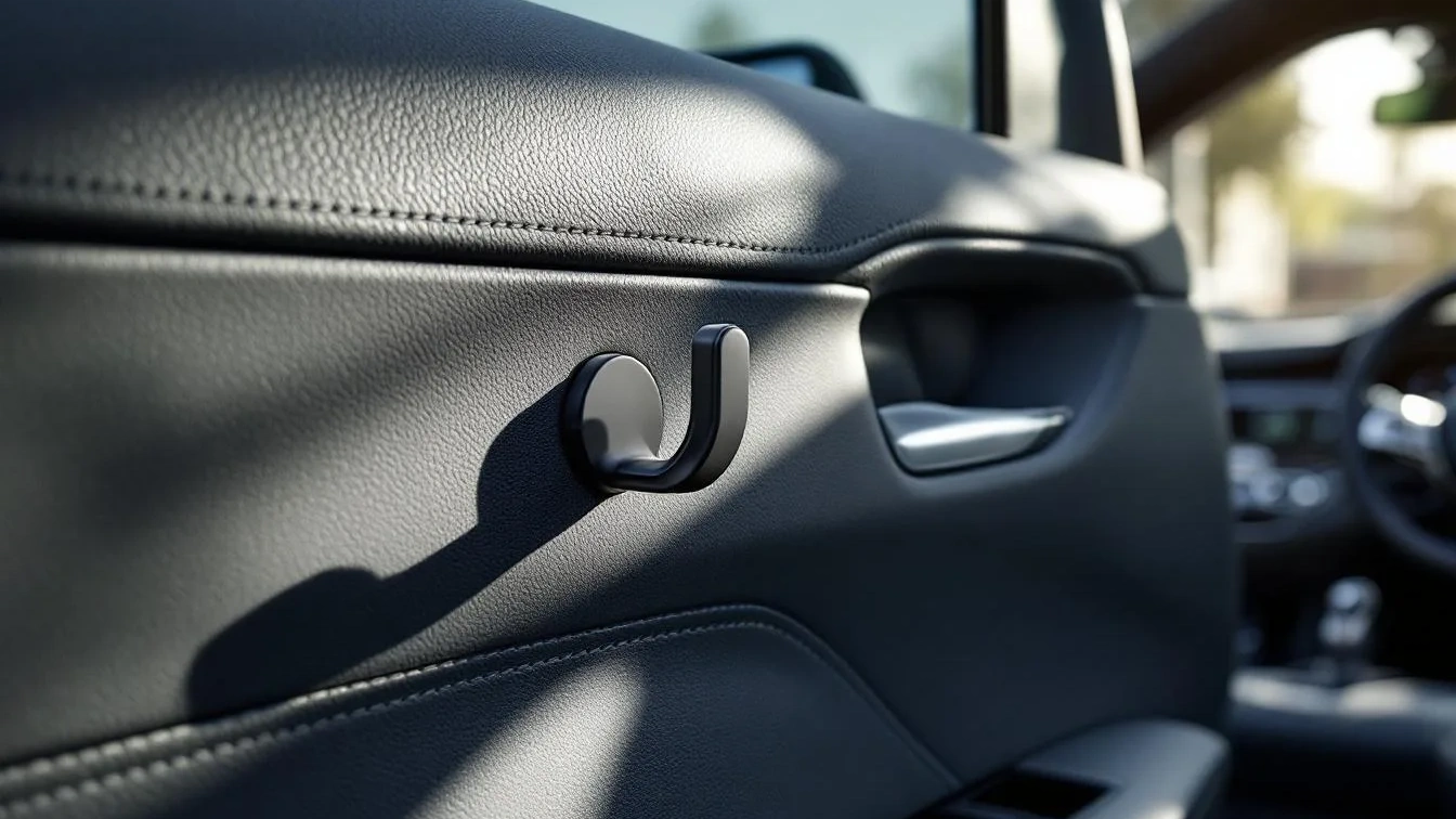 Né decorazione né accessorio, questo gancio sulla portiera ha una funzione geniale