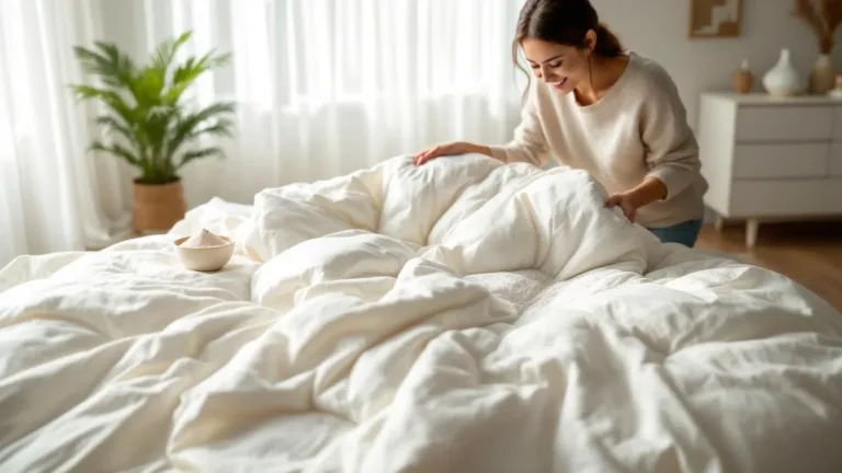 Né detersivo né lavatrice, questo trucco pulisce la tua couette col bicarbonato