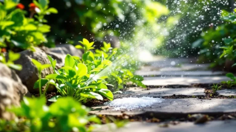 Né pesticidi né prodotti chimici, questo trucco diserba con aceto e sale