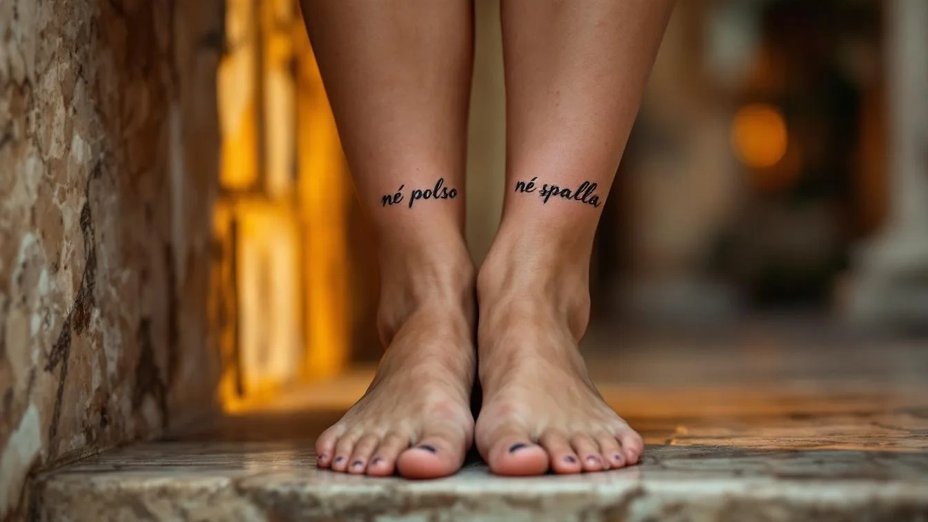 Né polso né spalla, questi tatuaggi su avambracci e piedi sono perfetti