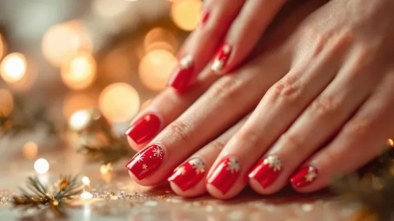 Né smalto rosso né oro, questa nail art natalizia conquista mani e piedi