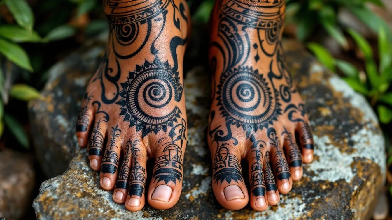 Né tribali né geometrici, questi tatuaggi maori su mani e piedi hanno significati profondi