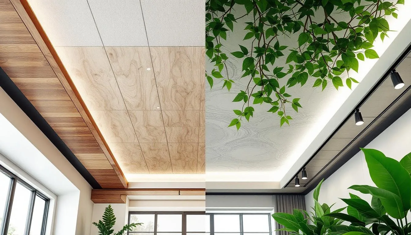 Né vernice né carta da parati, ecco 4 alternative di tendenza ai soffitti tesi