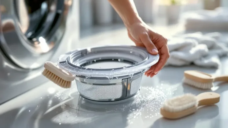 Non aceto né bicarbonato, questo trucco pulisce il filtro della lavatrice