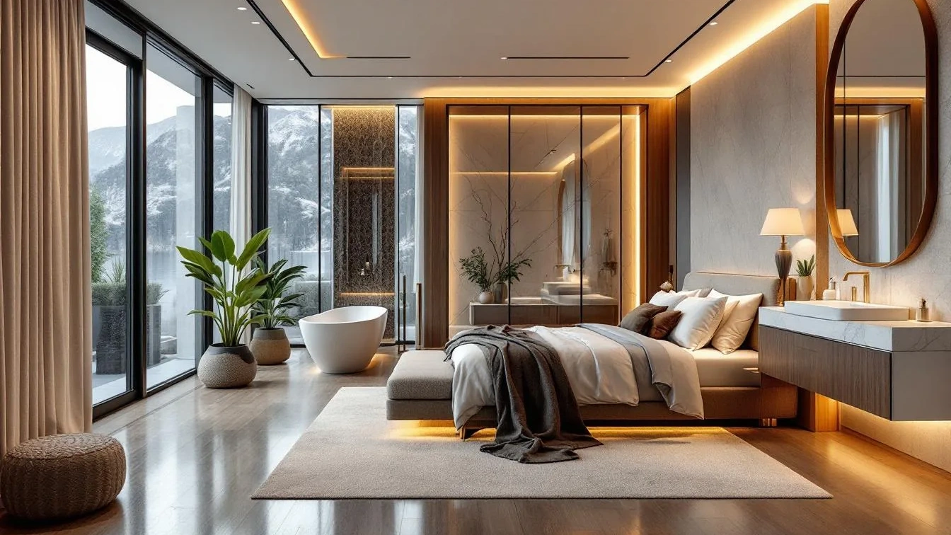 Perché la camera da letto con bagno integrato è la soluzione più elegante