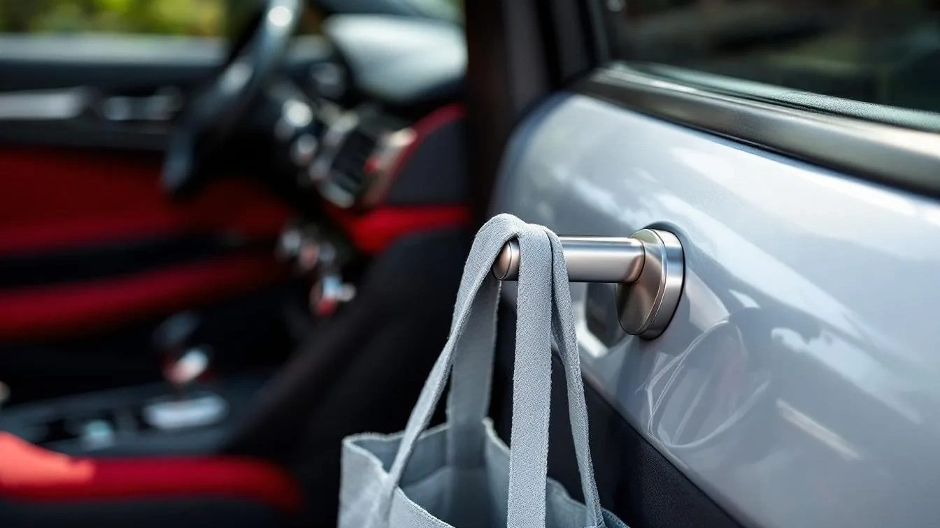 Perché quel gancetto sulla portiera dell’auto è più utile di quanto pensi