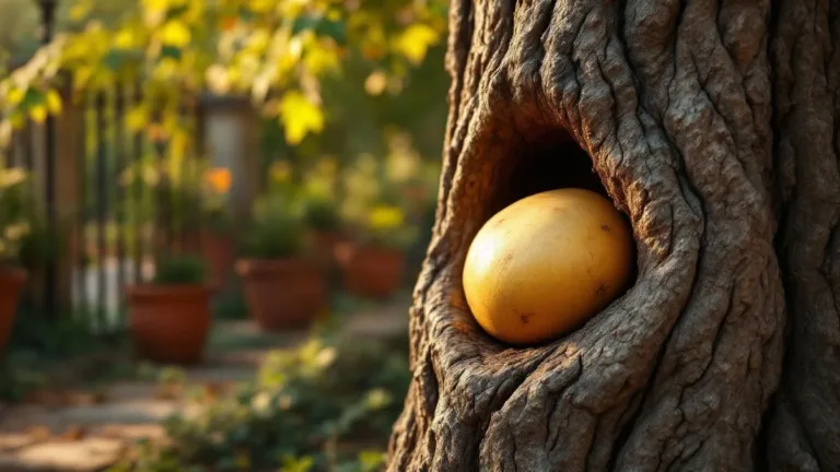 Un giardiniere rivela perché ha messo una patata nell’albero: il motivo incredibile