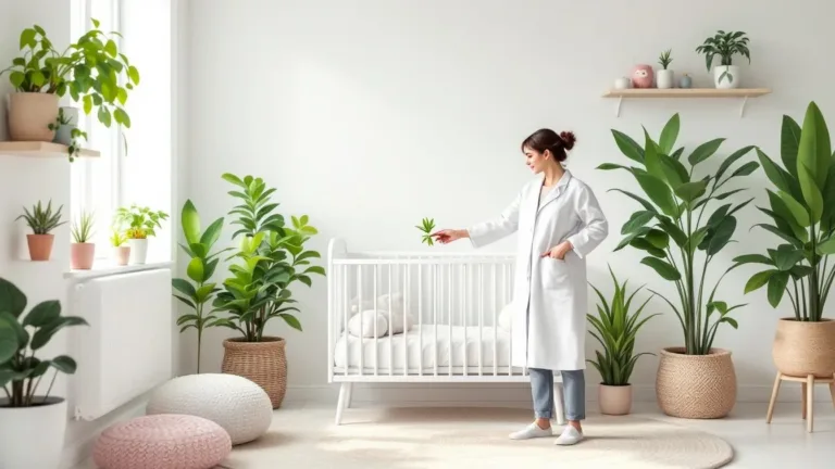 Una pediatra rivela quali piante depurative sono sicure per la cameretta